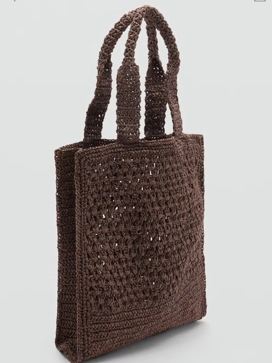 Mango Handbags - Mango Natural fibre shopper bag